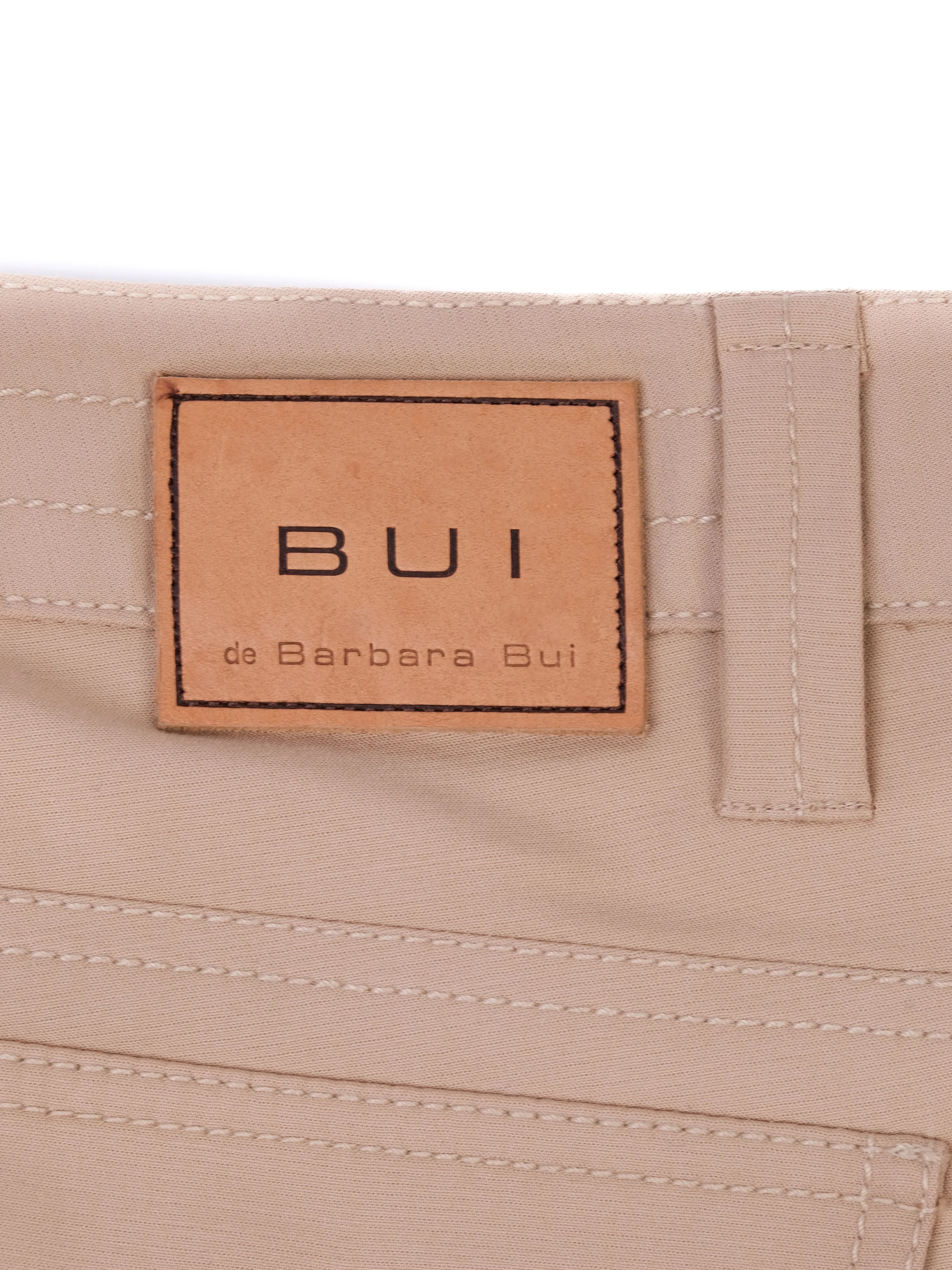 Excellent Barbara Bui White Flared Trousers Size S