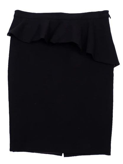 Excellent Armani Exchange Black Ruffle Skirt Size M Made in China