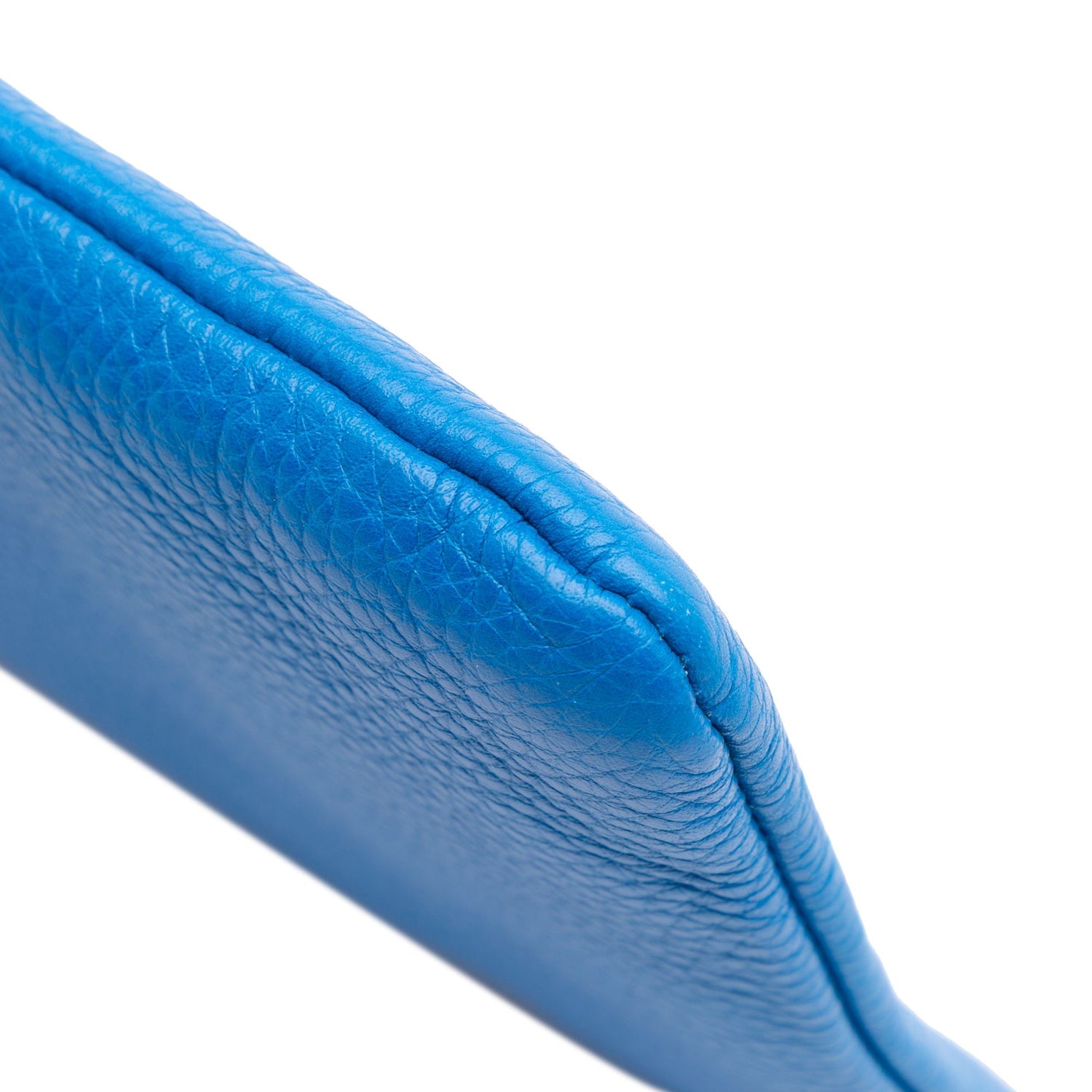 Gucci Calfskin Bamboo Tassel Clutch Blue