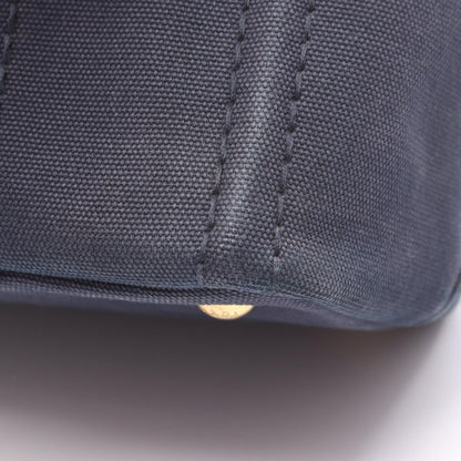 Prada Canapa Canapa Tote Bag Navy Canvas 1bg 439