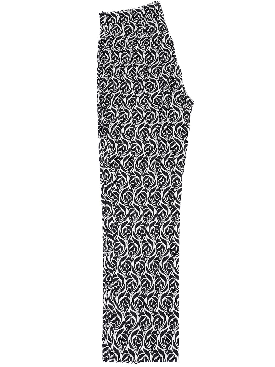 Excellent Max Mara Sleeveless Black and White Patterned Dress Women