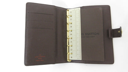 Louis Vuitton Agenda Cover PM, Damier Ebene