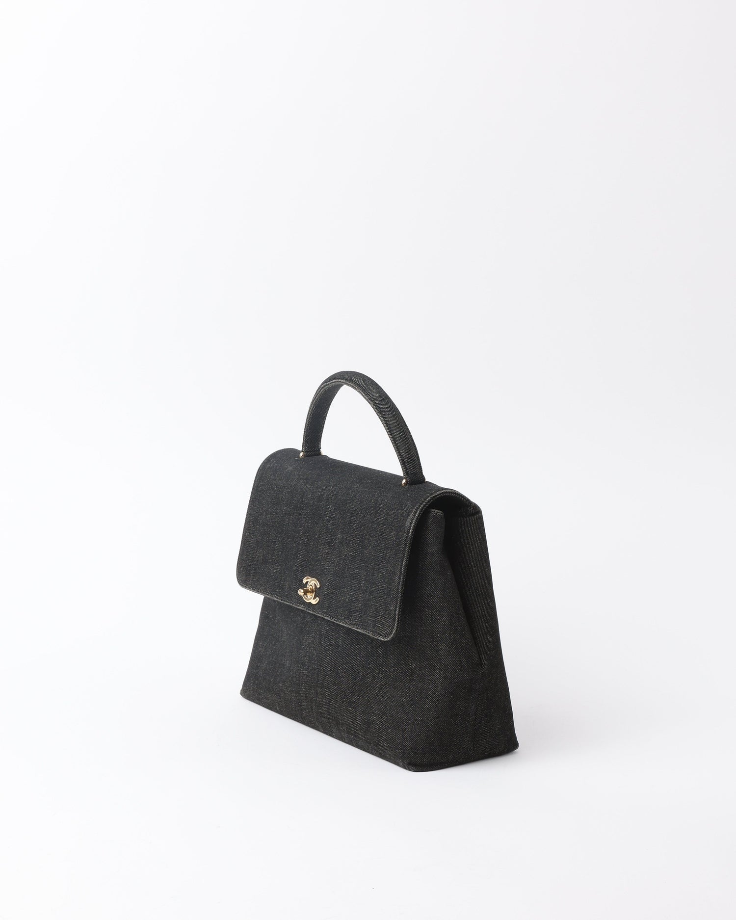 Chanel Kelly Denim Top Handle Bag