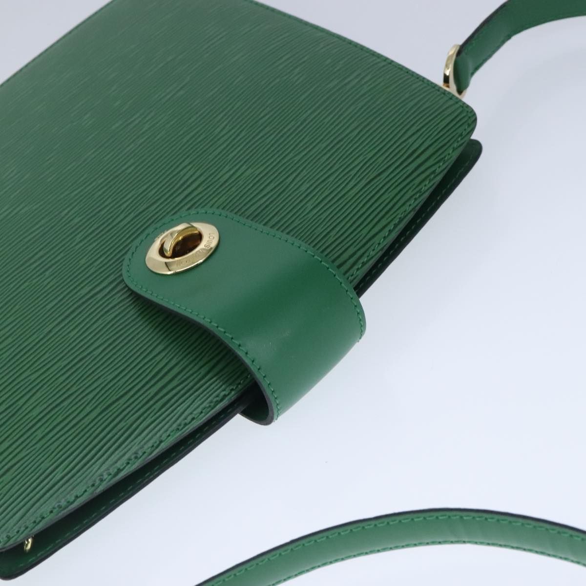 Louis Vuitton Epi Capuchin Shoulder Bag Green M 52344 Lv Auth