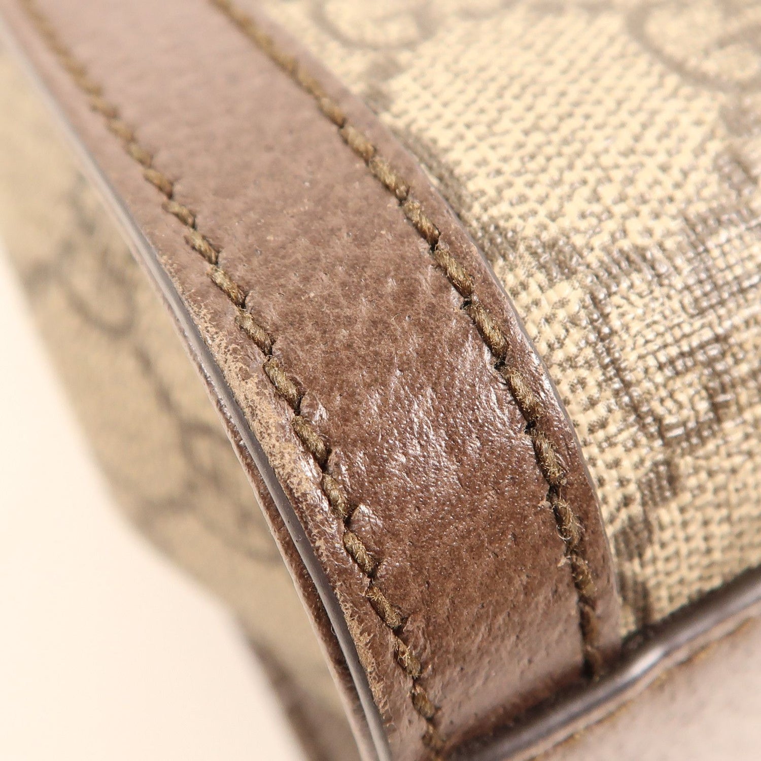 Gucci Layered Canvas Ophidia Small Tote Hand-turned Shoulder And Back Bag 2way Shoulder Bag Brown Pvc Coated Canv