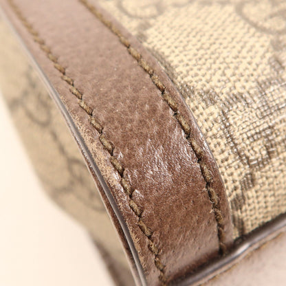 Gucci Layered Canvas Ophidia Small Tote Hand-turned Shoulder And Back Bag 2way Shoulder Bag Brown Pvc Coated Canv
