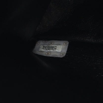 Chanel Black Deca Coco Mark Tote Bag Lambskin (sheep Leather)