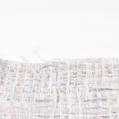 Chanel Purple Multicolor Coco Mark Button Skirt Fabric P 58340