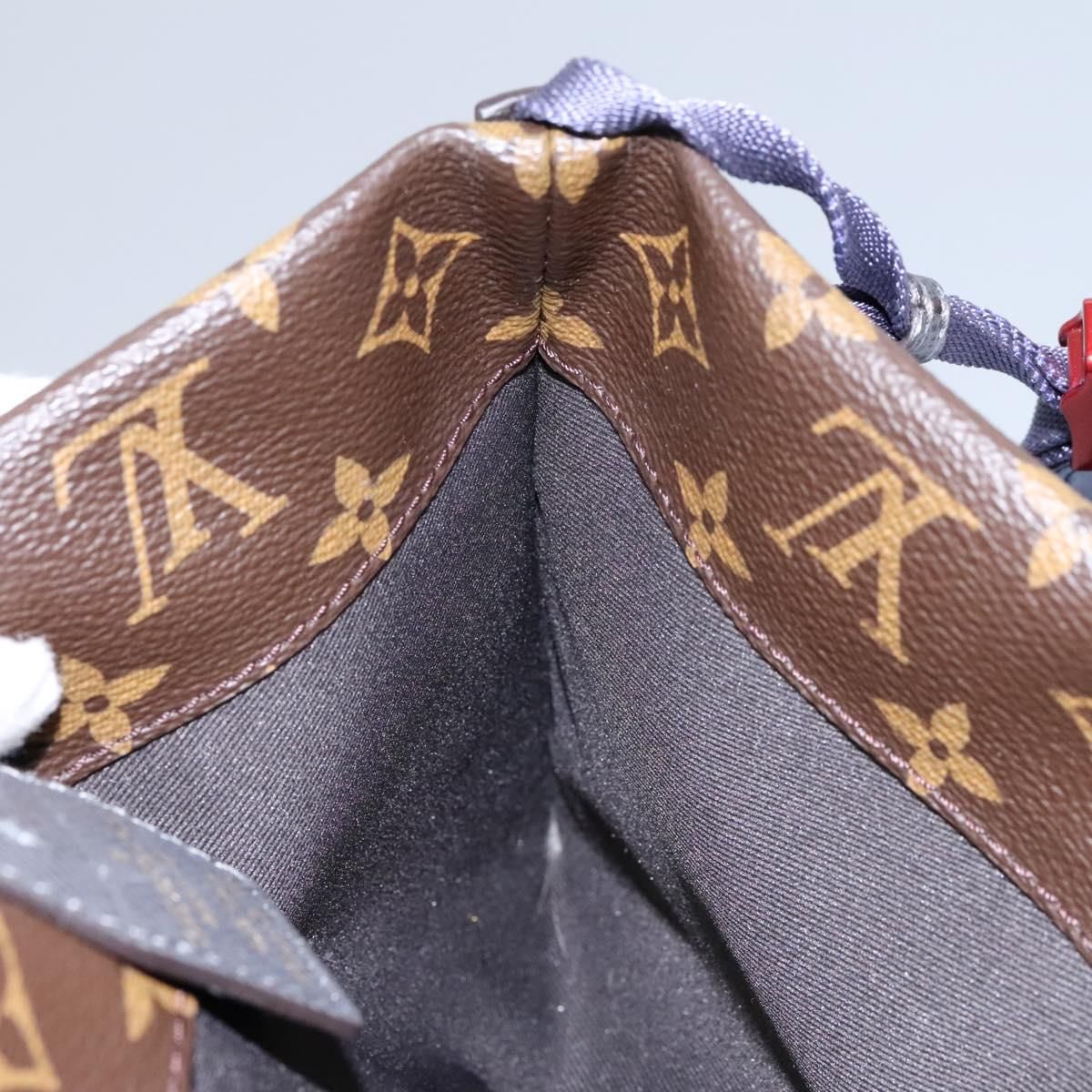 Louis Vuitton Monogram Pacific Split Sacoche Shoulder Bag Blue M 43854 Auth