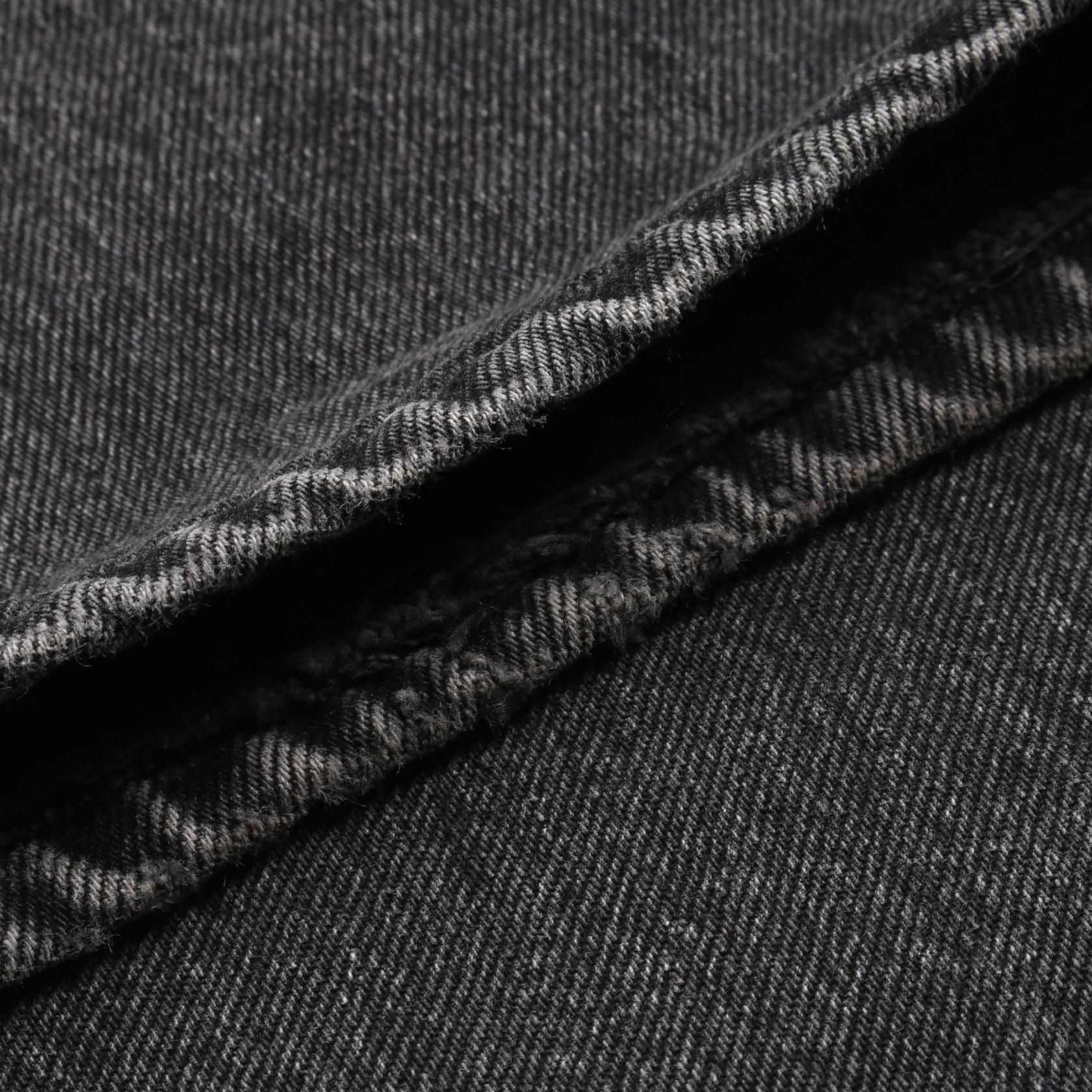 Chanel Gray Denim Pants Cotton P 64403v