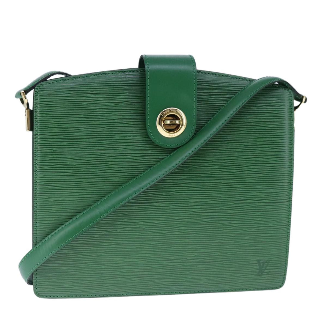 Louis Vuitton Epi Capuchin Shoulder Bag Green M 52344 Lv Auth