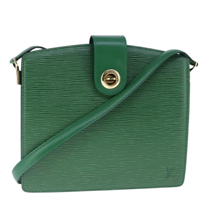 Louis Vuitton Epi Capuchin Shoulder Bag Green M 52344 Lv Auth