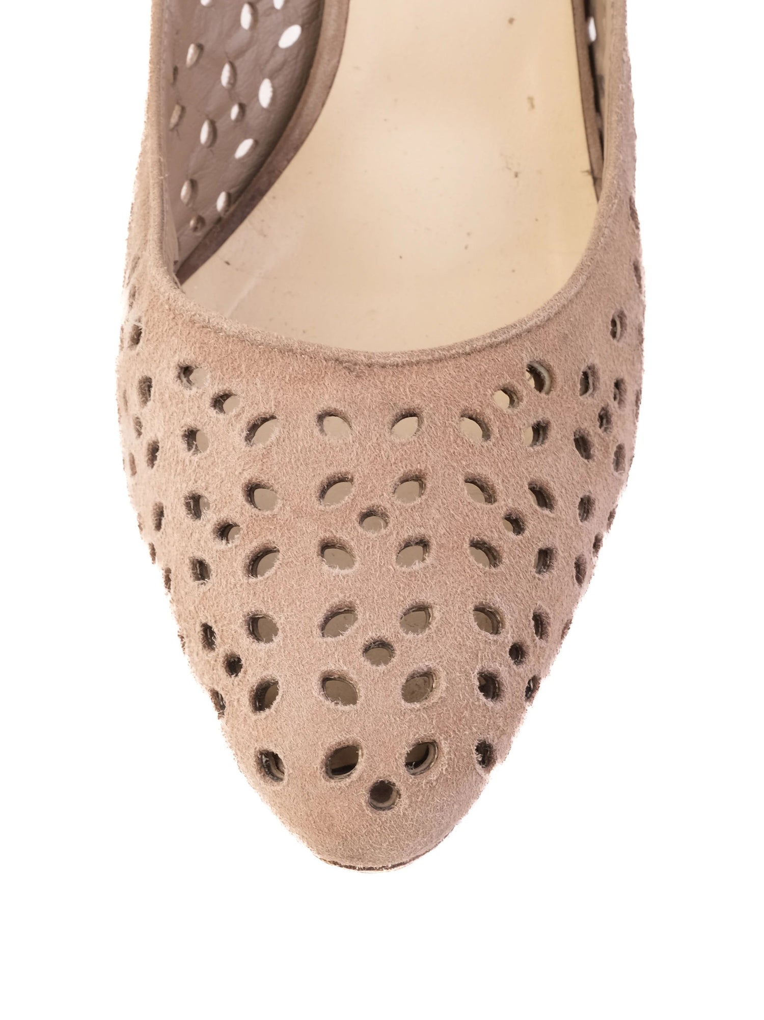 Excellent Jimmy Choo White Fabric High-Heeled Shoes for Women