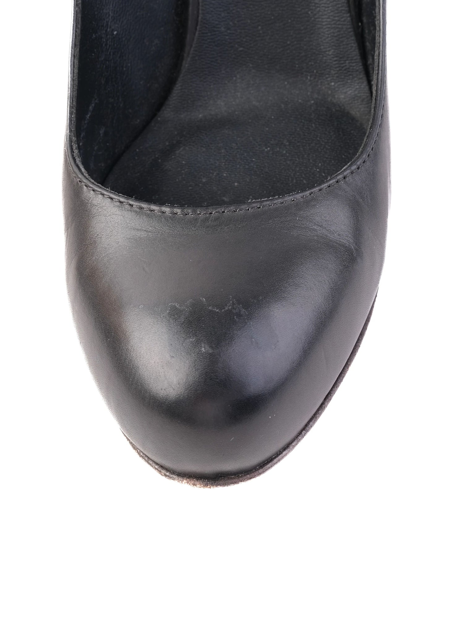 Coccinelle Black Leather High Heeled Pumps Excellent Condition