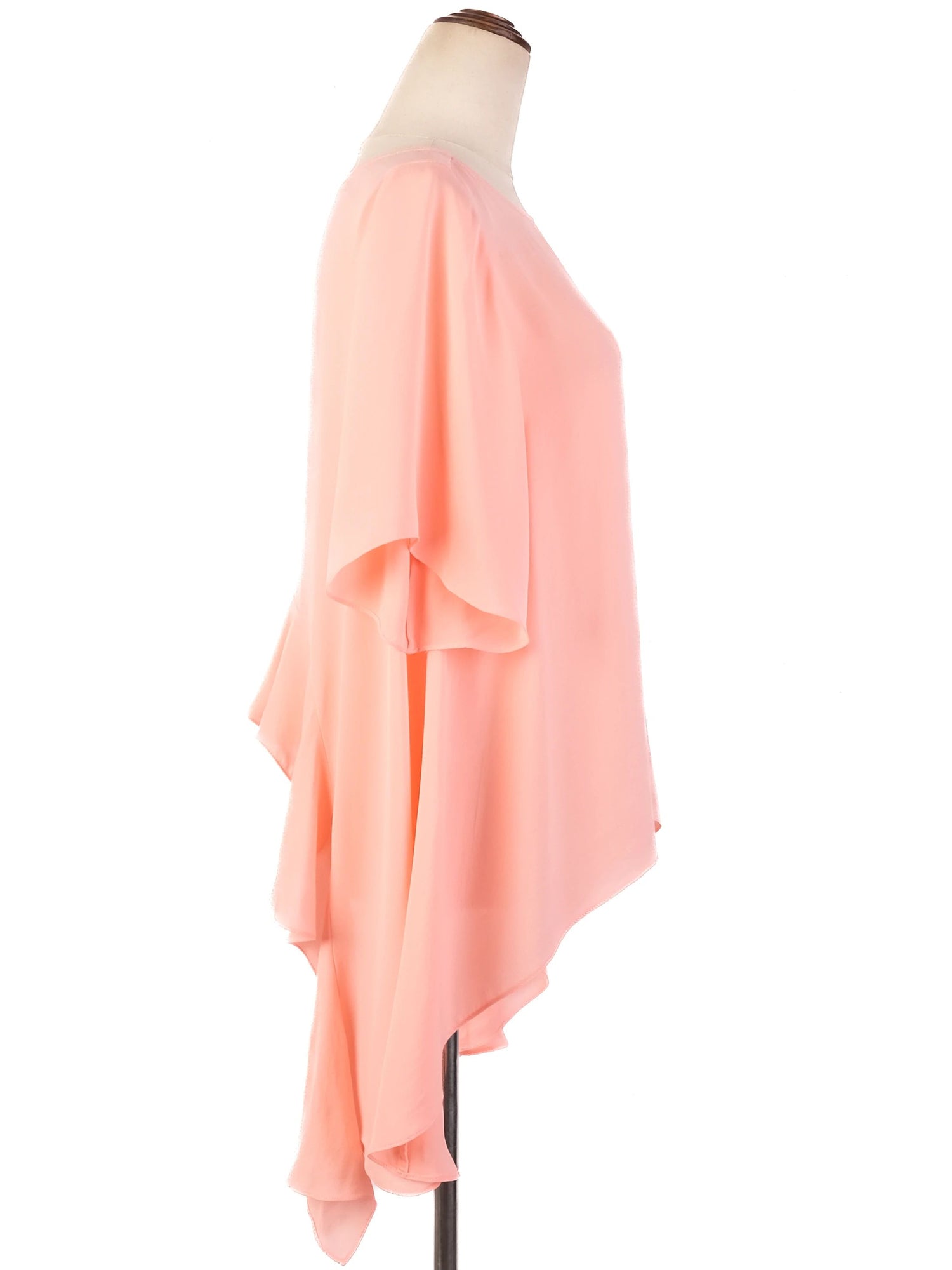 Excellent Elizabeth and James Pink Silk Blouse Size M