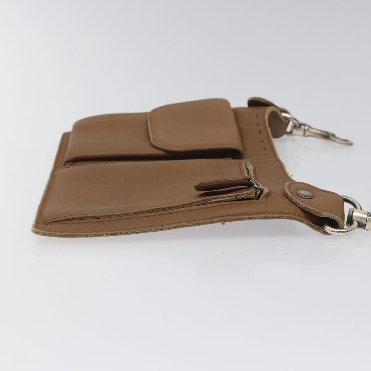 Bottega Veneta Waist Bag Leather Brown Auth