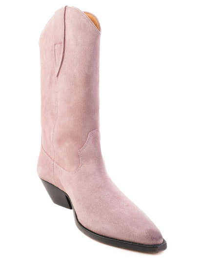 EXCELLENT Isabel Marant Pink Leather Cowboy Boots Size 38