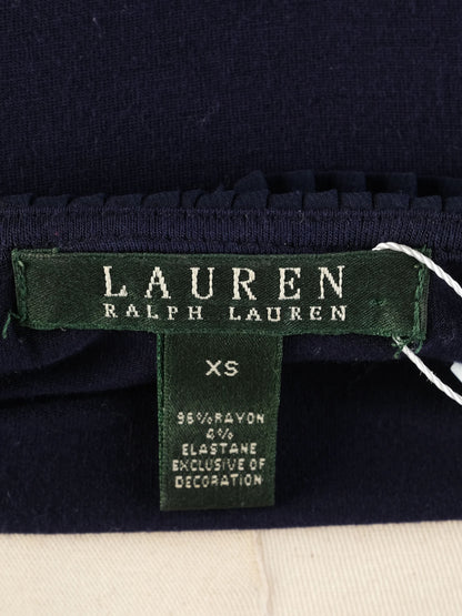 Excellent Ralph Lauren Navy Blue Sleeveless Dress Size XS