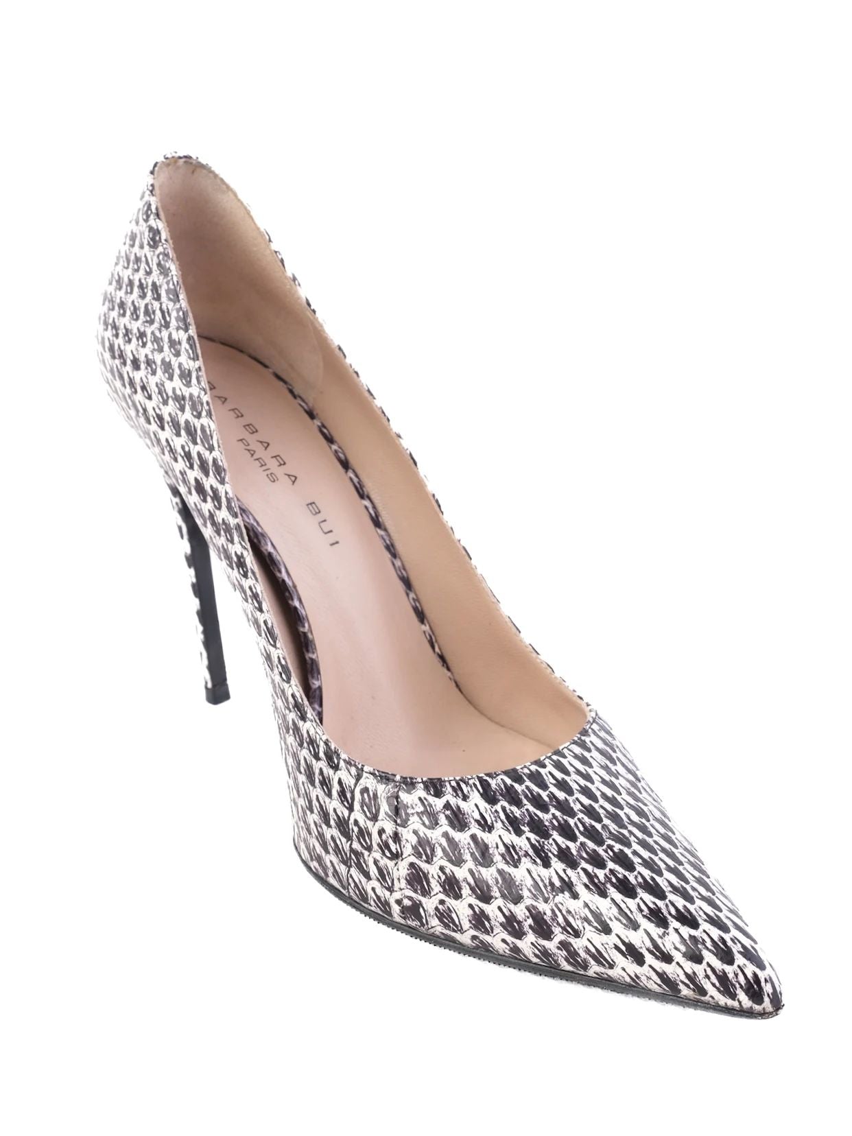 Excellent Barbara Bui High-Heeled Leather Stiletto Shoes Size 36.5