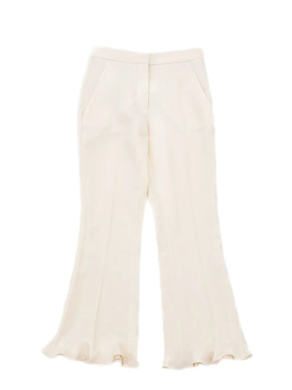 Excellent Stella McCartney Yellow Wool Flared Pants Size XS