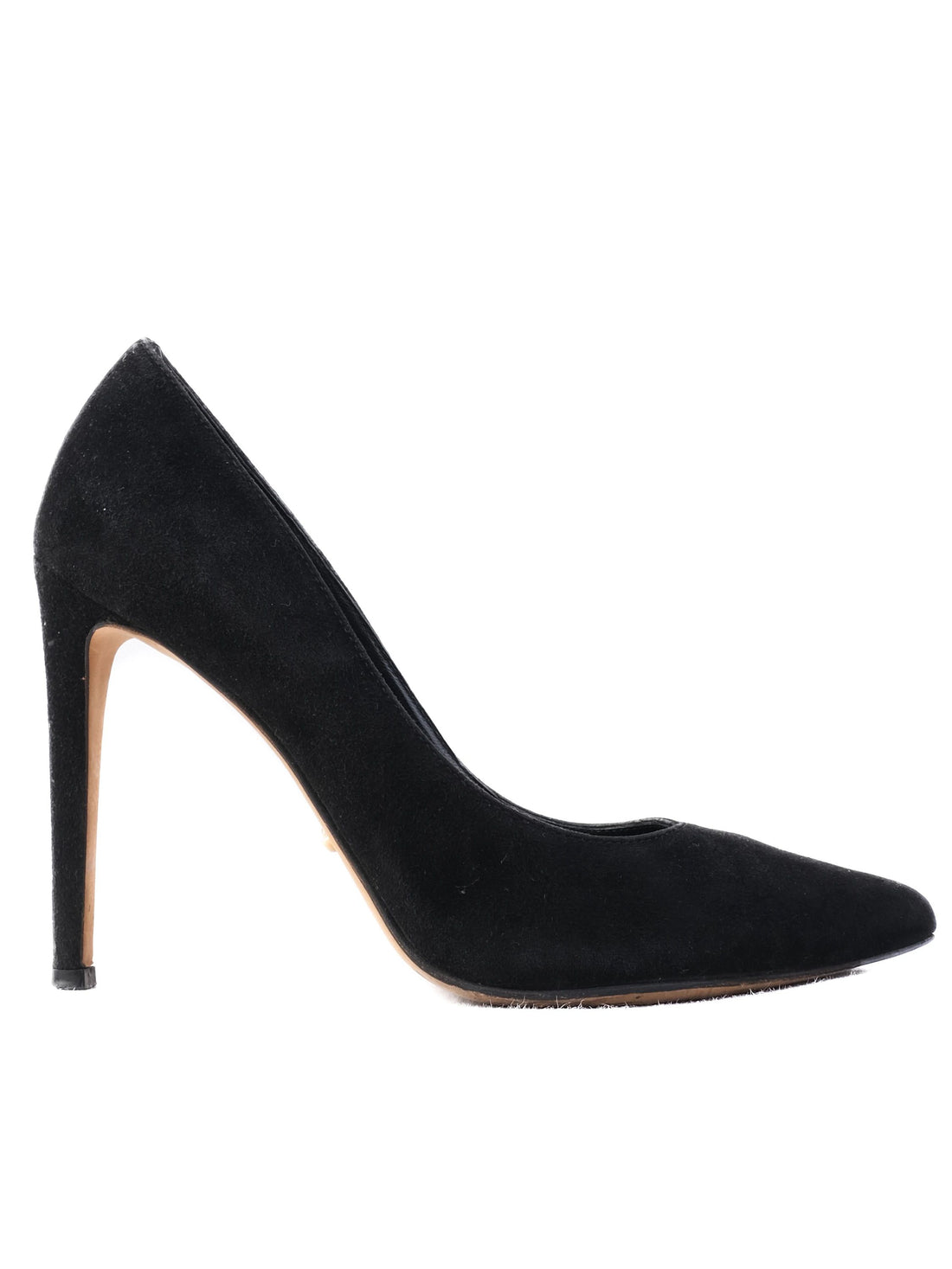 Excellent Sergio Rossi Black Leather High-Heeled Stiletto Shoes