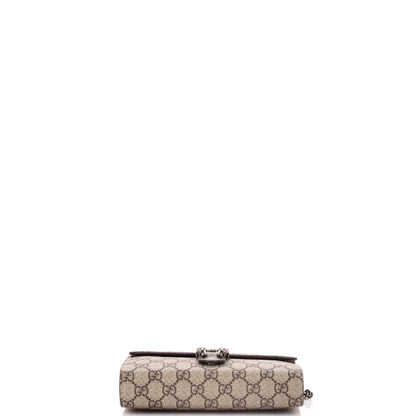 Gucci Dionysus Chain Wallet Gg Coated Canvas Small