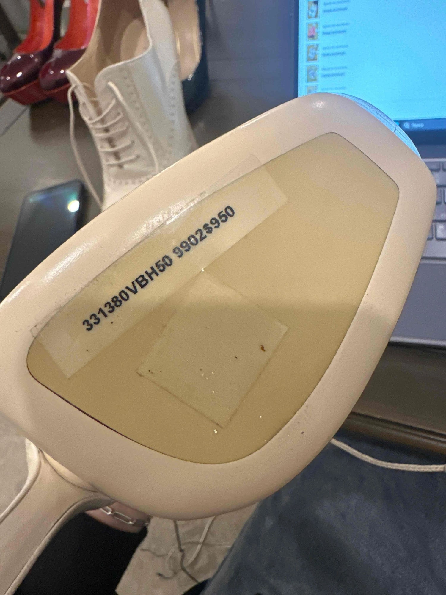 Perfect Bottega Veneta White Leather High-Heeled Shoes Size 38