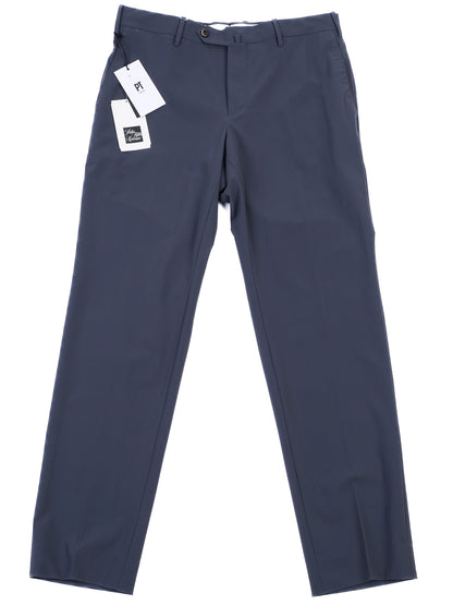 NEW PT Torino Slim Fit Blue Nylon Pants Size M