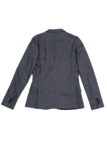 Excellent Emporio Armani Gray Houndstooth Blazer for Kids Size 16