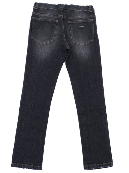 Excellent Dolce Gabbana Black Denim Jeans for Kids Size 10