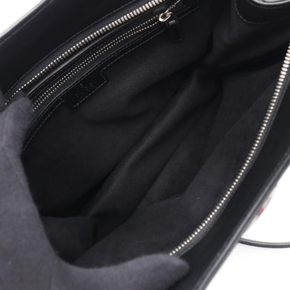Gucci Petite Gg Handbag Black Leather 745918