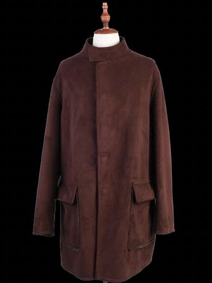 Excellent Armani Collezioni Orange Coat Size XXL Polyurethane