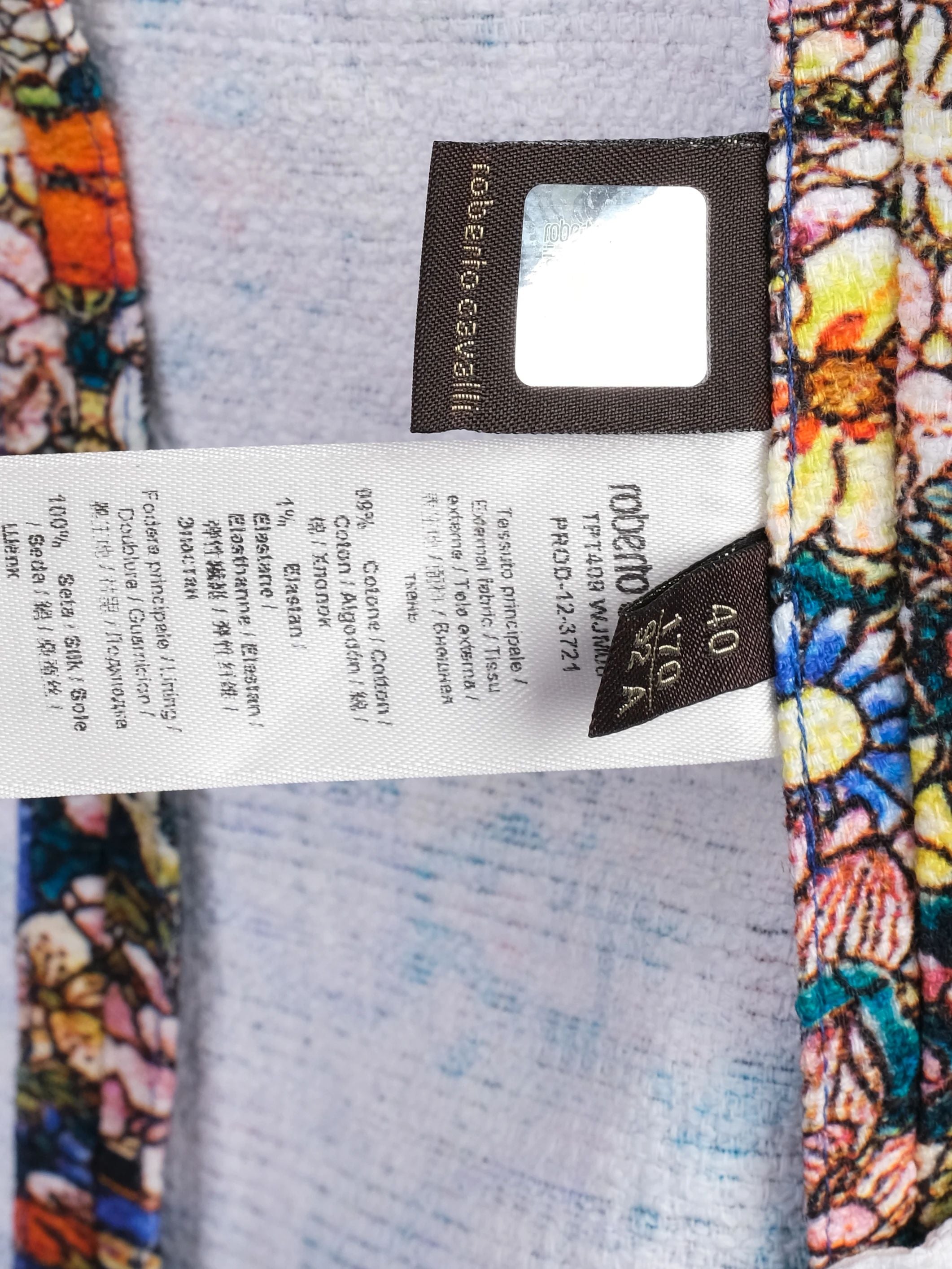 Excellent Roberto Cavalli Vibrant Blazer S Combined Colors