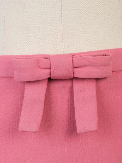 Excellent Red Valentino Pink Ribbed Sweater with Collar