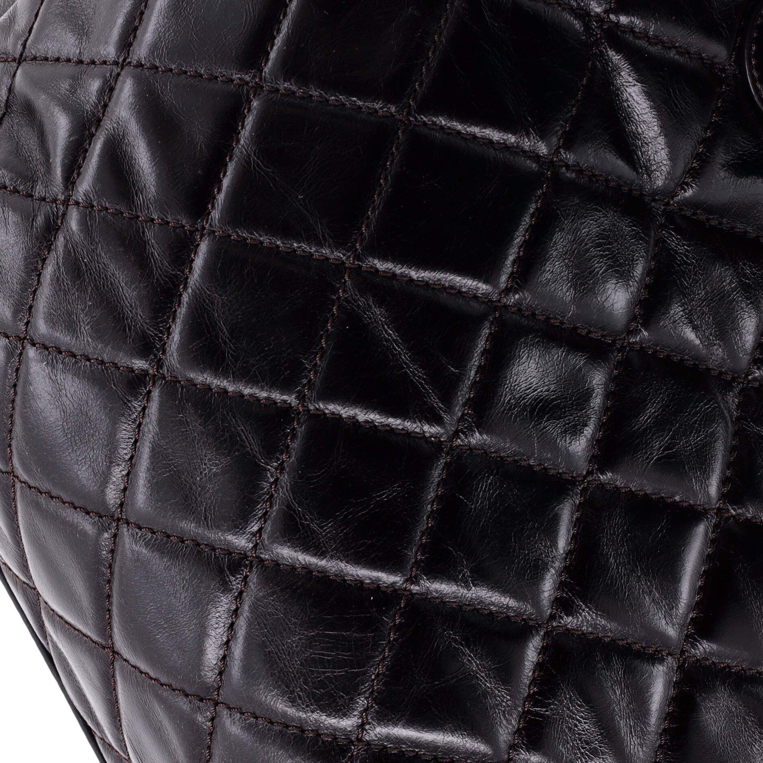 Chanel Urban Mix Tote Quilted Glazed Calfskin And Python Medium