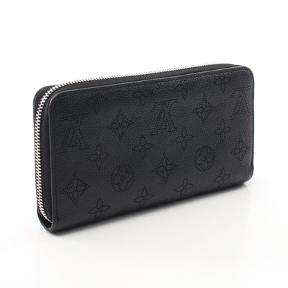 Louis Vuitton Zippy Wallet Black Around Long Wallet M 61867