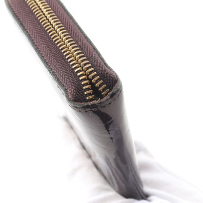 Louis Vuitton Zippy Wallet Amarrant Purple Around Long Wallet M 93522