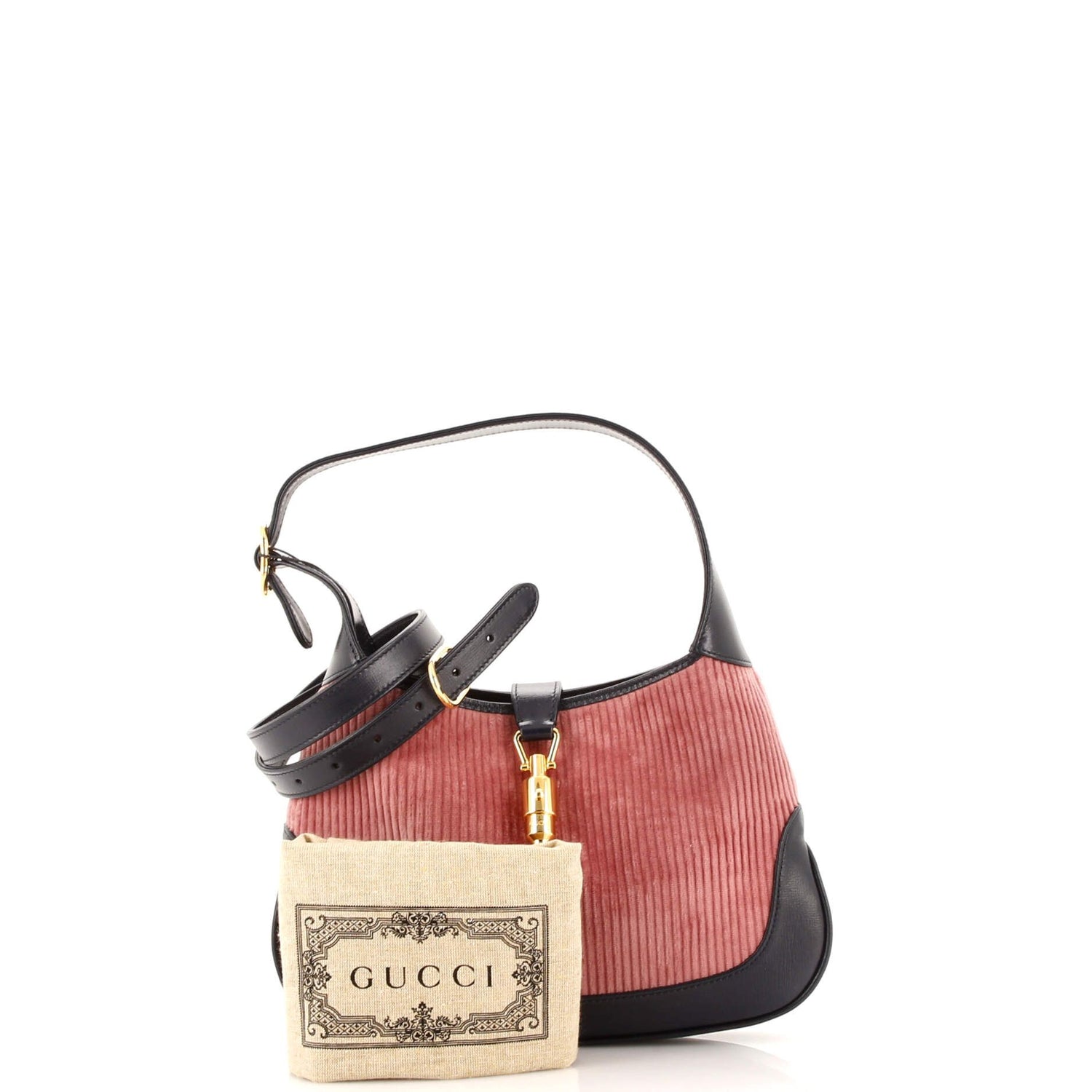 Gucci Jackie 1961 Hobo Corduroy With Leather Small