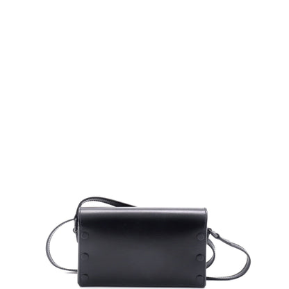 Gucci Horsebit 1955 Flap Crossbody Bag Leather Mini