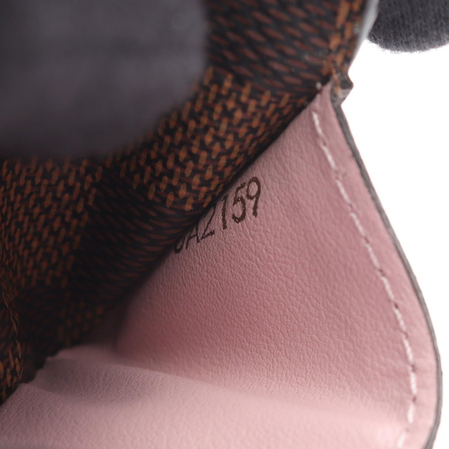 Louis Vuitton Portefeuille Sarah Ebene Brown Rose Valerine Bifoldpurse N 60114