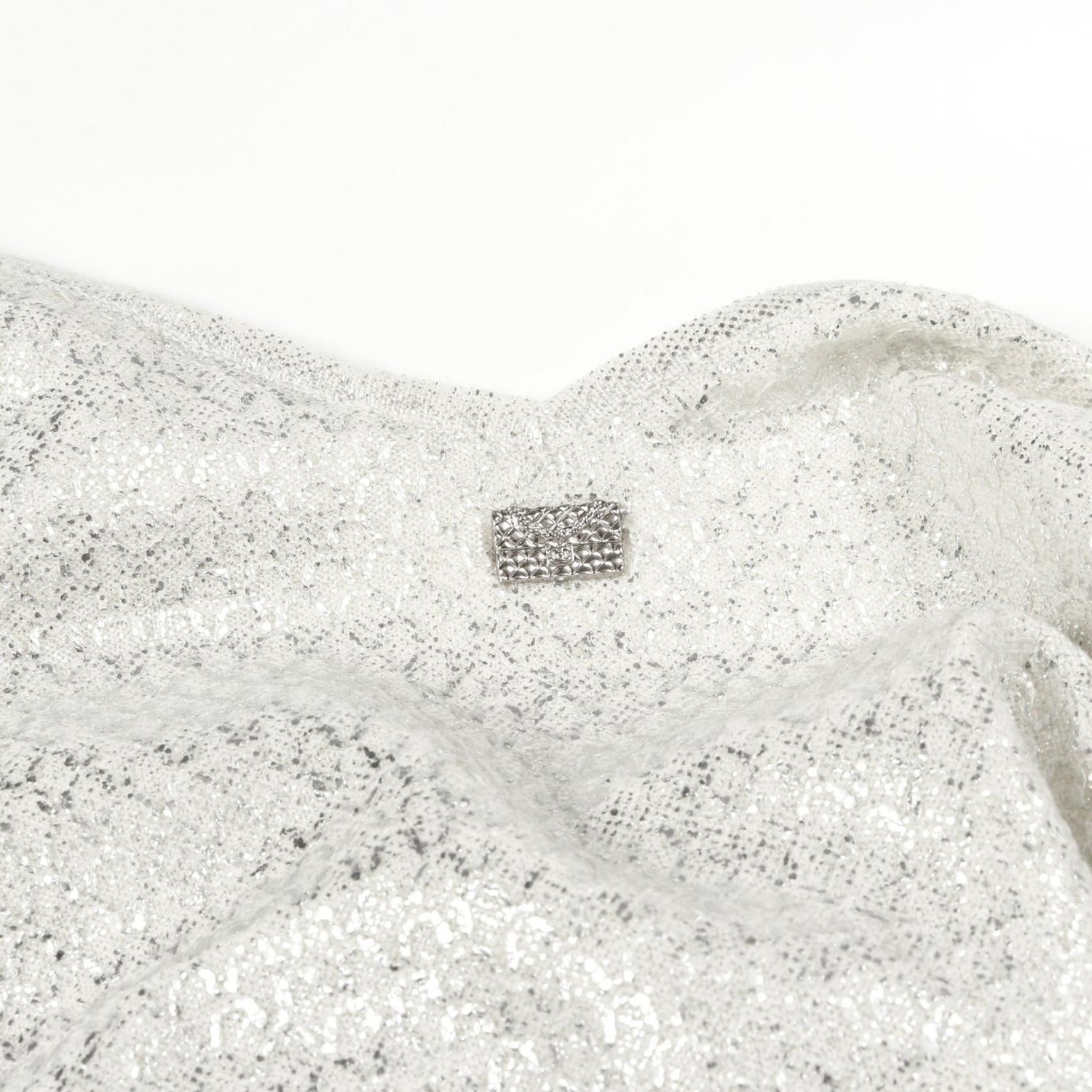 Chanel Gray Silver Tank Top Knit Cotton Fabric P 35700k 02085