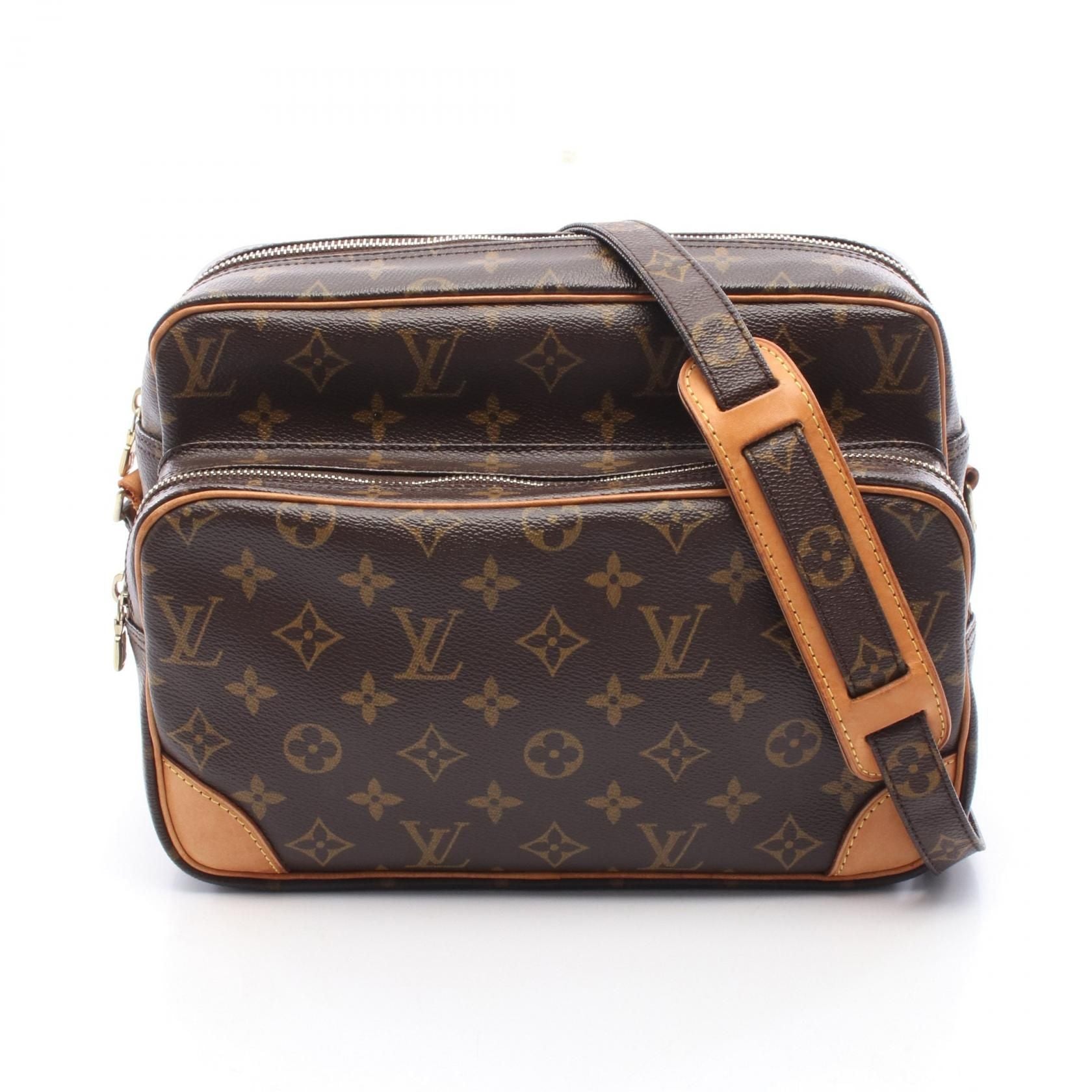 Louis Vuitton Nile Brown Shoulder Bag M 45244