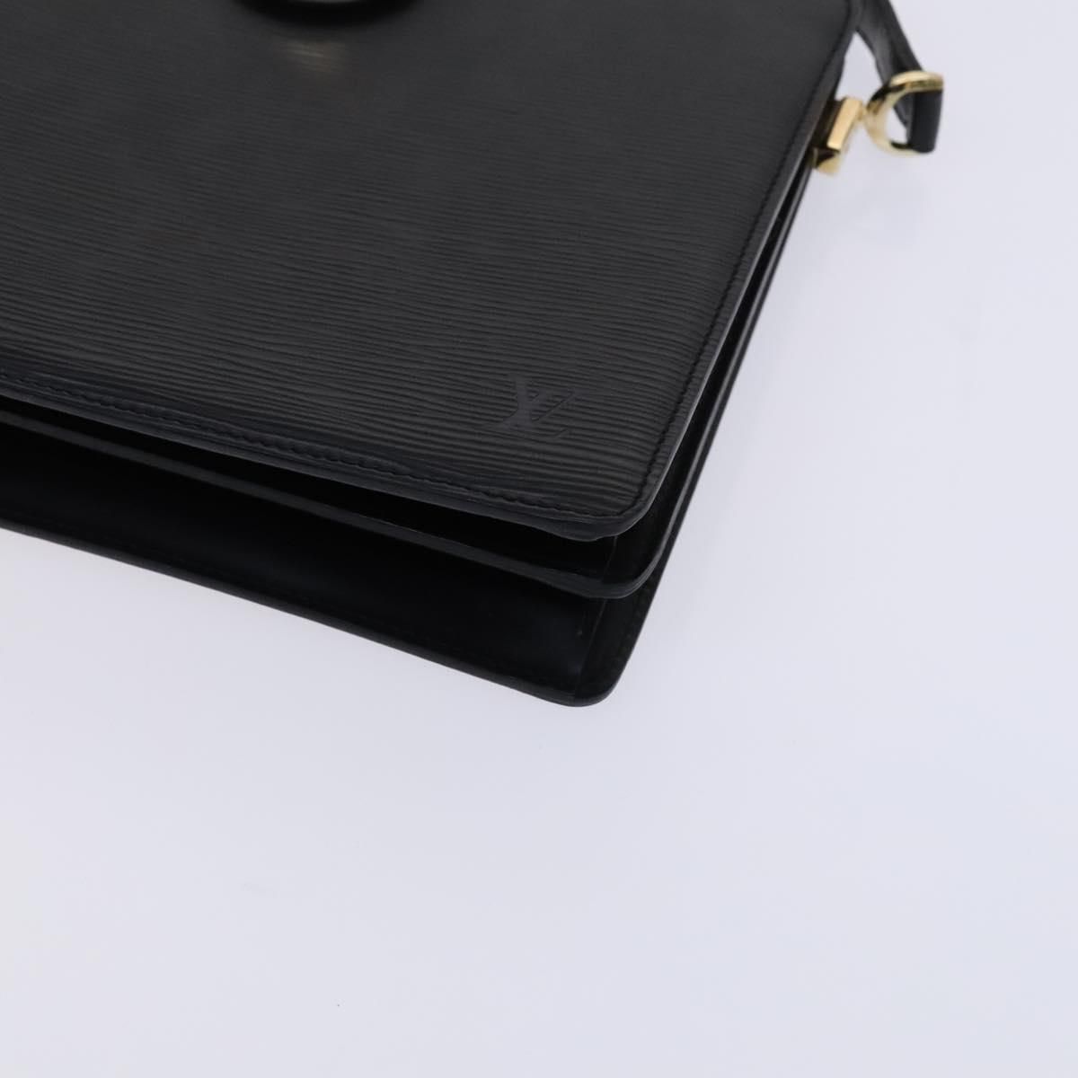 Louis Vuitton Epi Capuchin Shoulder Bag Black M 52342 Lv Auth