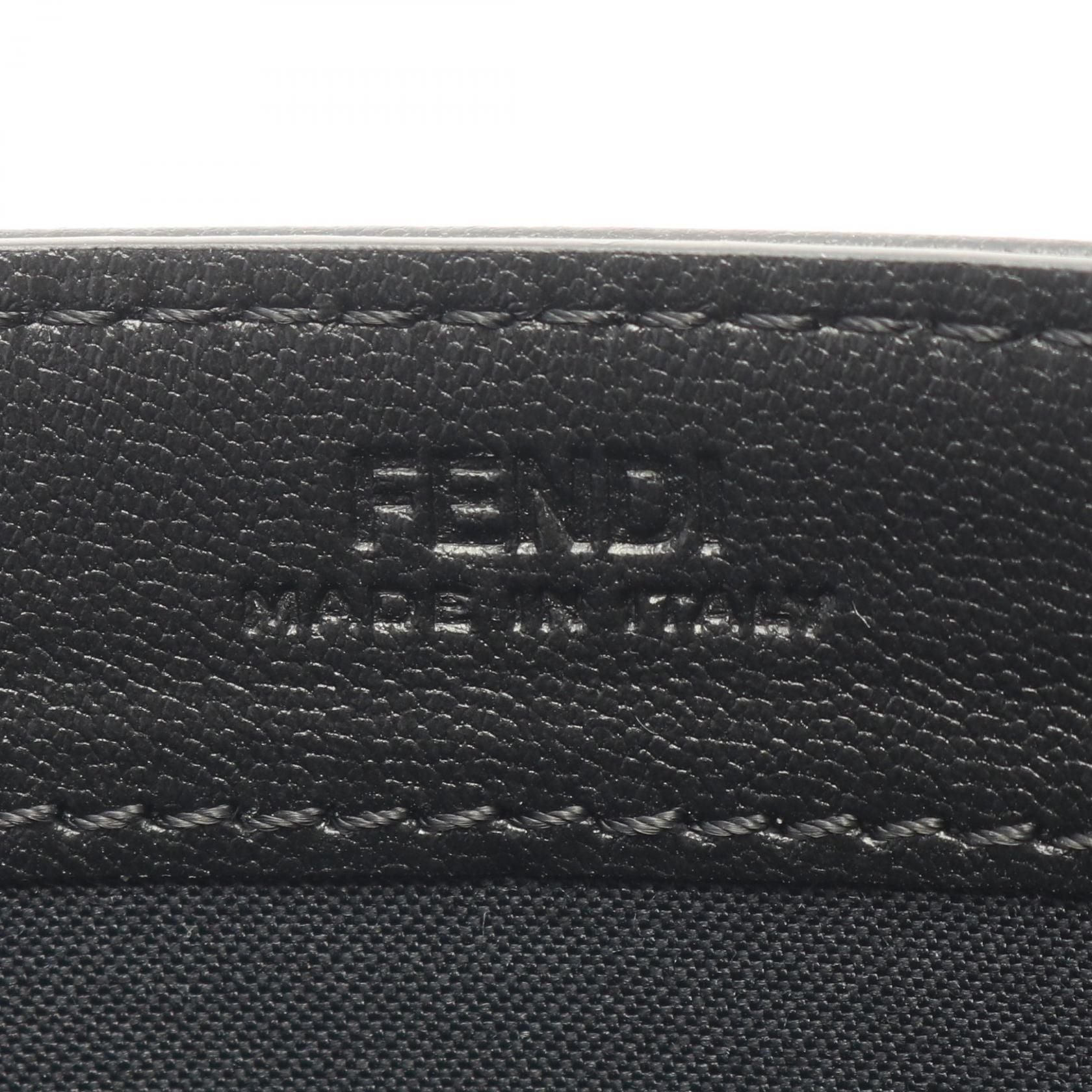 Fendi Nappa Matisse FF Embossed Continental Wallet On Chain