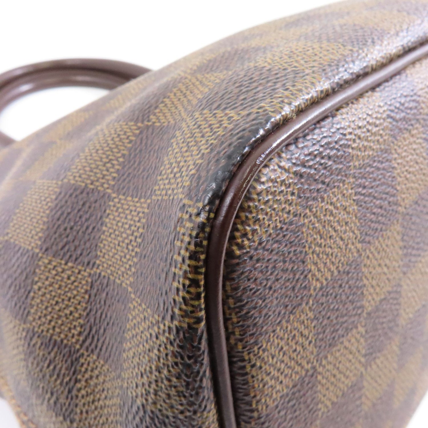 Louis Vuitton Damier Saleya Pm Gold Handbag Red Brown Handbag N 51183
