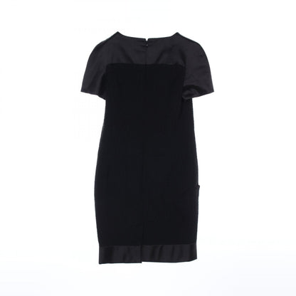 Chanel Black Bijoux Dress Wool Silk P 52338w 05713