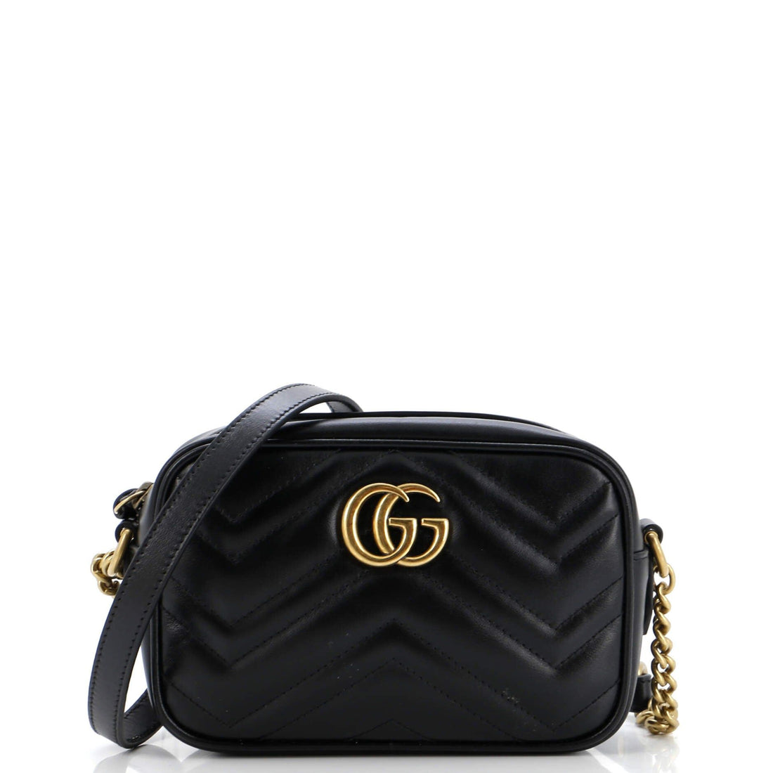 Gg Marmont Shoulder Bag Matelasse Leather Mini