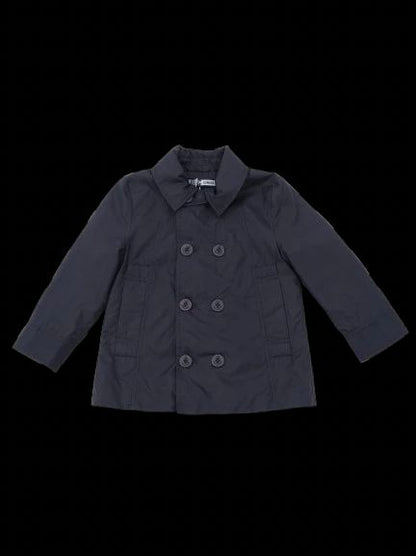 Excellent Dolce Gabbana Kids Blue Double-Breasted Coat Size 4