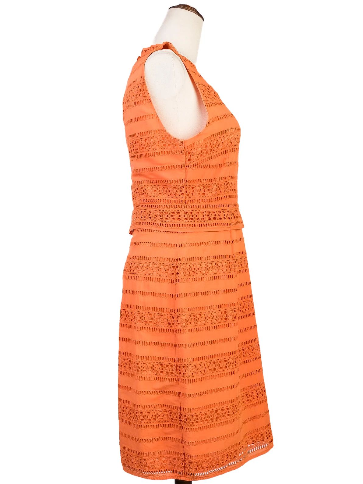 Excellent Weekend MaxMara Orange Cotton Dress Size M