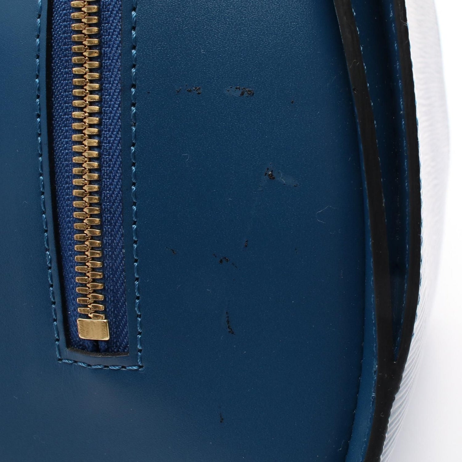 Louis Vuitton Pont Neuf Handbag M 52055 Epi Leather Toledo Blue Lv